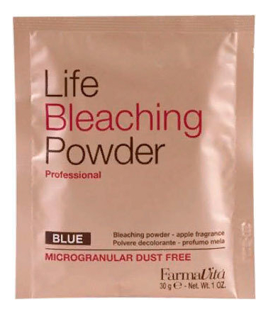 Обесцвечивающий порошок для волос Life Bleaching Powder Blue: Порошок 30г