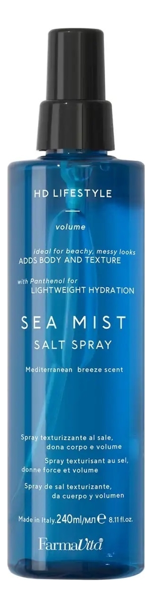 Купить Спрей для волос с морской солью HD Life Style Sea Mist Salt Spray 240мл, FarmaVita