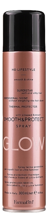 

Сухой термозащитный спрей для волос HD Life Style Smooth & Protect 300мл
