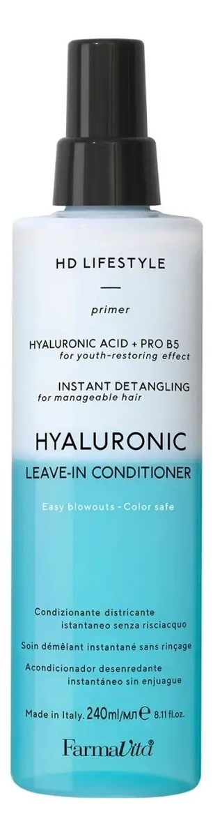 

Несмываемый кондиционер для волос с гиалуроновой кислотой HD Life Style Hialuronic Leave-in Conditioner 240мл