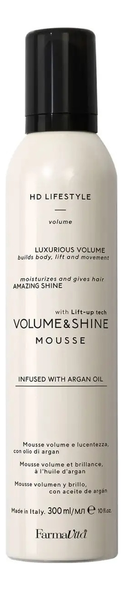 Мусс для придания объема и блеска волос HD Life Style Volume & Shine Mousse 300мл redken guts 10 спрей мусс для объема 300мл