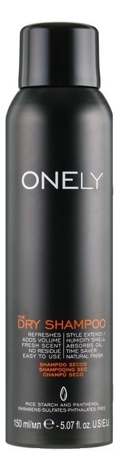 

Сухой шампунь для волос Onely Dry Shampoo 150мл