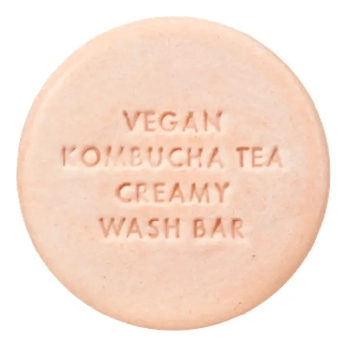 Веганское крем-мыло для умывания Vegan Kombucha Tea Creamy Wash Bar 100г крем мыло для умывания dr ceuracle vegan kombucha tea creamy wash bar