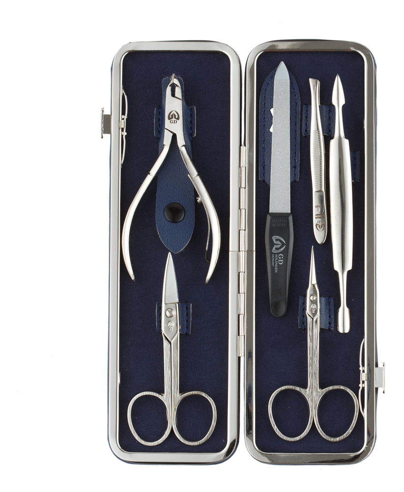 

Маникюрный набор 2161DBSM (ножницы д/кутикулы + ножницы д/ногтей + пилка металлическая 12,5см + пинцет скошенный + двойной маникюрный инструмент + кусачки д/кутикулы)