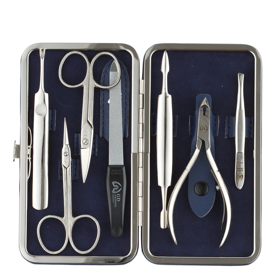 

Маникюрный набор 2171DBSM (ножницы д/кутикулы + ножницы д/ногтей + пилка металлическая 12,5см + пинцет скошенный + двойной инструмент + кусачки д/кутикулы + удалитель кутикулы)