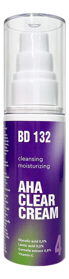 Увлажняющий матирующий крем для лица BD 132 AHA Clear Cream 50мл