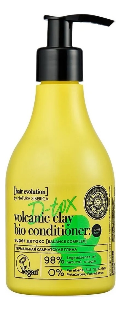 

Бальзам для волос с термальной Камчатской глиной Hair Evolution D-tox Super 250мл