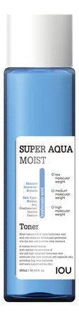 

Тонер для лица IOU Super Aqua Moist Toner 300мл