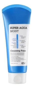 Пенка для умывания IOU Super Aqua Moist Cleansing Foam 150мл