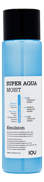 Эмульсия для лица увлажняющая с гиалуроновой кислотой IOU Super Aqua Moist Emulsion 300мл