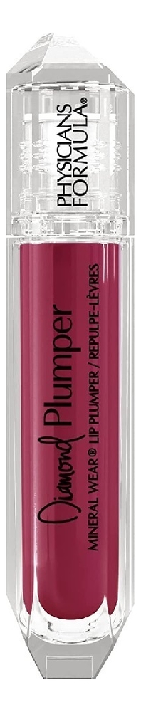 Блеск для губ увеличивающий объем Diamond Glow Lip Plumper 5мл: Ягодный бриллиант