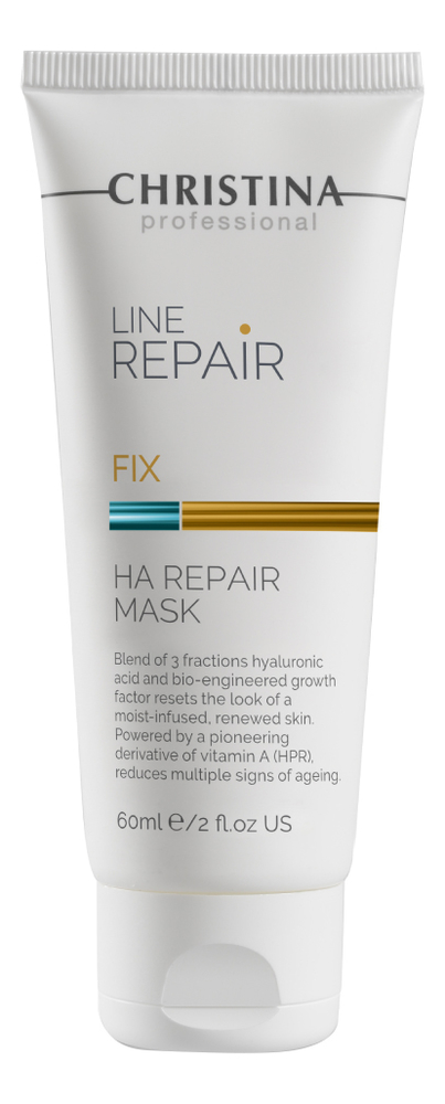 Обновляющая маска с ретинолом для лица Line Repair Fix Ha Repair Mask 60мл глоу лаб маска для лица 3 х этапная с ана и вна кислотами 1