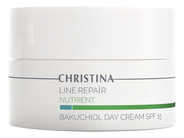 Дневной крем для лица с экстрактом бакучиола Line Repair Nutrient Bakuchiol Day Cream SPF15 50мл