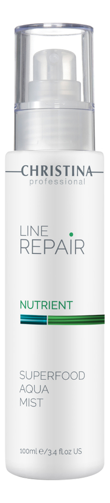 christina line repair nutrient суперувлажняющий акваспрей для лица superfood aqua mist 100 мл Суперувлажняющий акваспрей для лица Line Repair Nutrient Superfood Aqua Mist 100мл