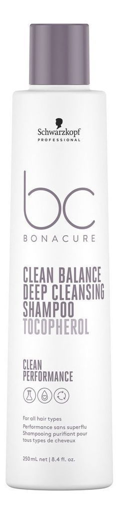 

Шампунь для глубокого очищения BC Clean Balance Deep Cleansing Shampoo: Шампунь 250мл, Шампунь для глубокого очищения BC Clean Balance Deep Cleansing Shampoo