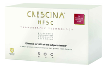 Crescina Ампулы для восстановления роста волос HFSC Transdermic Re-Growth 500 Man