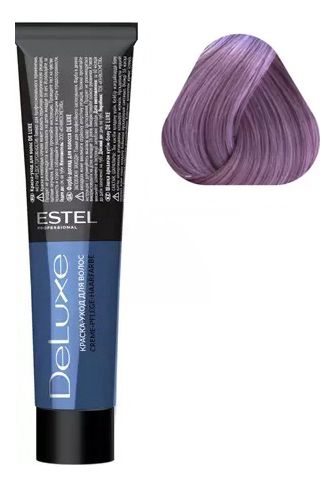 безаммиачная краска для волос sensation de luxe 8 66 светло русый фиолетовый интенсивный 60 мл Краска-уход для волос De Luxe 60мл: 8/66 Светло-русый фиолетовый интенсивный