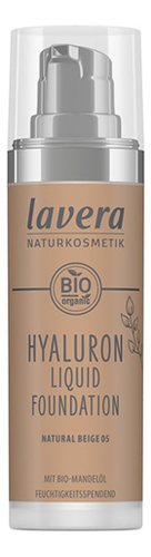 

Жидкий тональный крем с гиалуроновой кислотой Hyaluron Liquid Fondation 30мл: 05 Natural Beige, Жидкий тональный крем с гиалуроновой кислотой Hyaluron Liquid Fondation 30мл