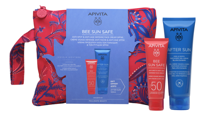 

Набор для лица Bee Sun Safe (солнцезащитный крем против старения и пигментных пятен SPF50+ 50мл + охлаждающий гель-крем после солнца 100мл)