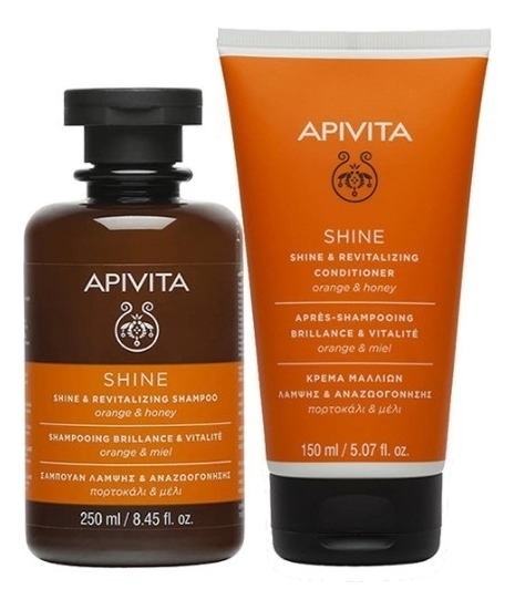 

Набор для волос с экстрактом апельсина и медом Shine & Revitalizing (шампунь 250мл + кондиционер 150мл)
