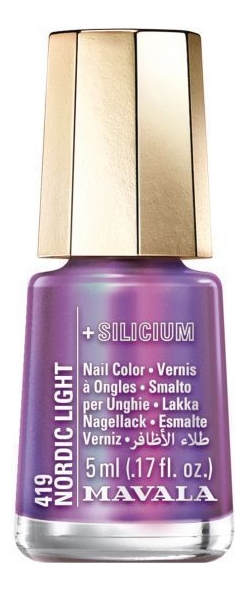 

Лак для ногтей с кремнием Silicium Nail Color 5мл: 419 Nordic Light, Лак для ногтей с кремнием Silicium Nail Color 5мл