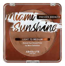 ABSOLUTE New York Бронзатор для лица Miami Sunshine Pressed Bronzer 15г