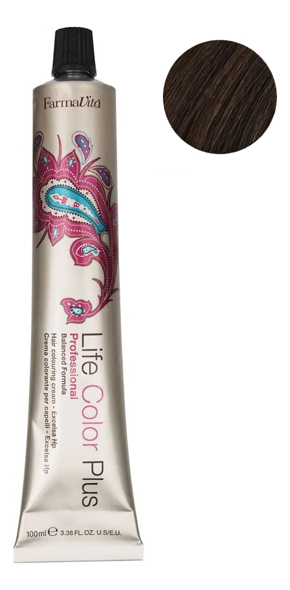 

Стойкая крем-краска для волос Life Color Plus 100мл: 5.31 Темный табак, Стойкая крем-краска для волос Life Color Plus 100мл