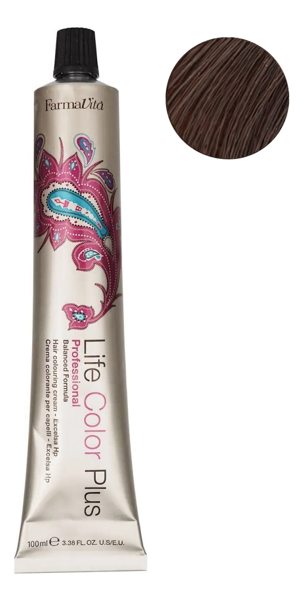 

Стойкая крем-краска для волос Life Color Plus 100мл: 6.34 Темный блондин золотисто-медный, Стойкая крем-краска для волос Life Color Plus 100мл