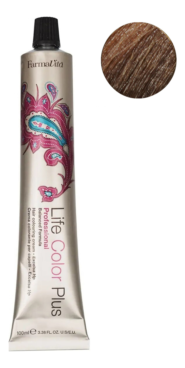 

Стойкая крем-краска для волос Life Color Plus 100мл: 7.32 Блондин золотистый ирис, Стойкая крем-краска для волос Life Color Plus 100мл