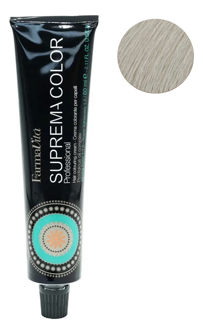 

Стойкая крем-краска для волос Suprema Color 60мл: 10.102 Платиновый блондин пепельно-жемчужный, Стойкая крем-краска для волос Suprema Color 60мл