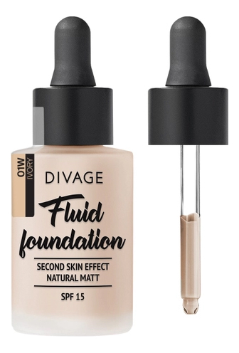 Тональный крем-флюид для лица Fluid Foundation SPF15 30мл: No 01w тональный крем флюид для лица fluid foundation spf15 30мл no 01n