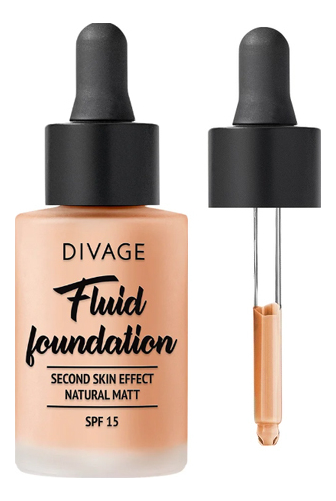 

Тональный крем-флюид для лица Fluid Foundation SPF15 30мл: No 02, Тональный крем-флюид для лица Fluid Foundation SPF15 30мл