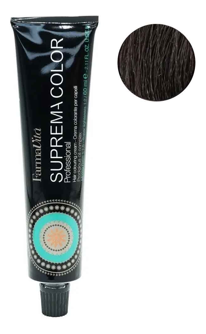 Стойкая крем-краска для волос Suprema Color 60мл: 4.52 Каштановый шоколадный