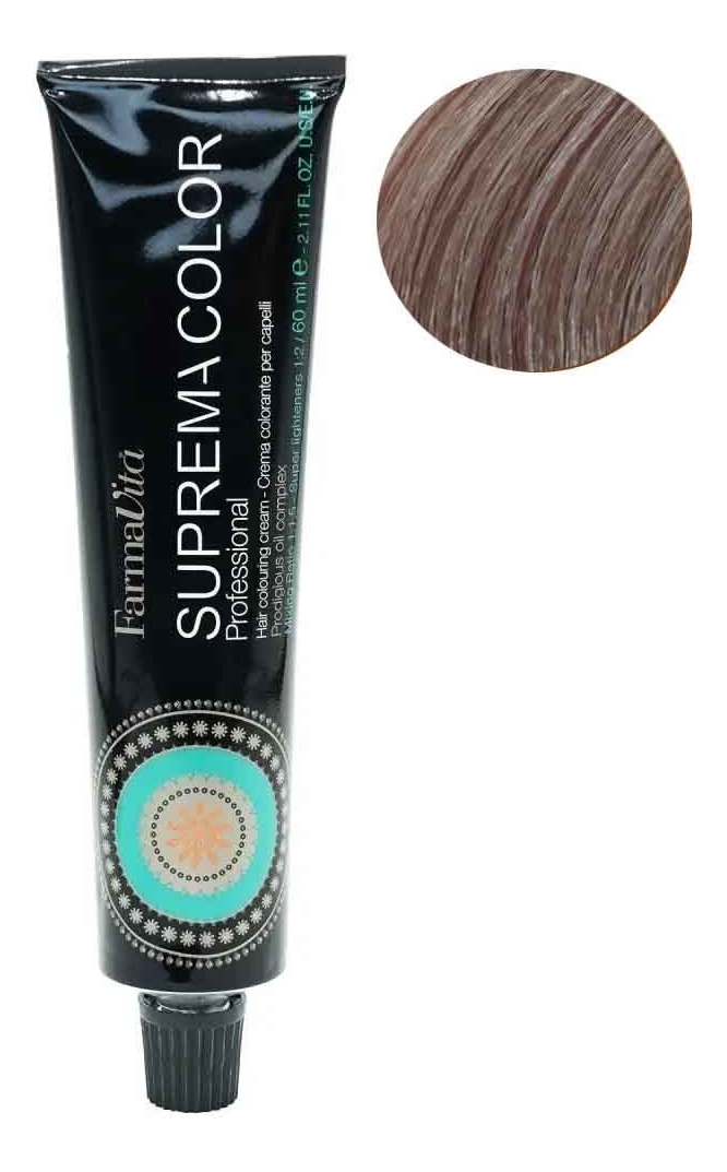 

Стойкая крем-краска для волос Suprema Color 60мл: 9.72 Очень свелый блондин коричнево-перламутровый, Стойкая крем-краска для волос Suprema Color 60мл