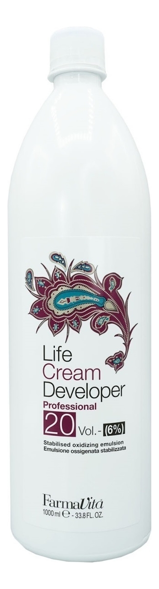 

Окисляющая эмульсия Live Cream Developer 1000мл: Эмульсия 6%, Окисляющая эмульсия Live Cream Developer 1000мл