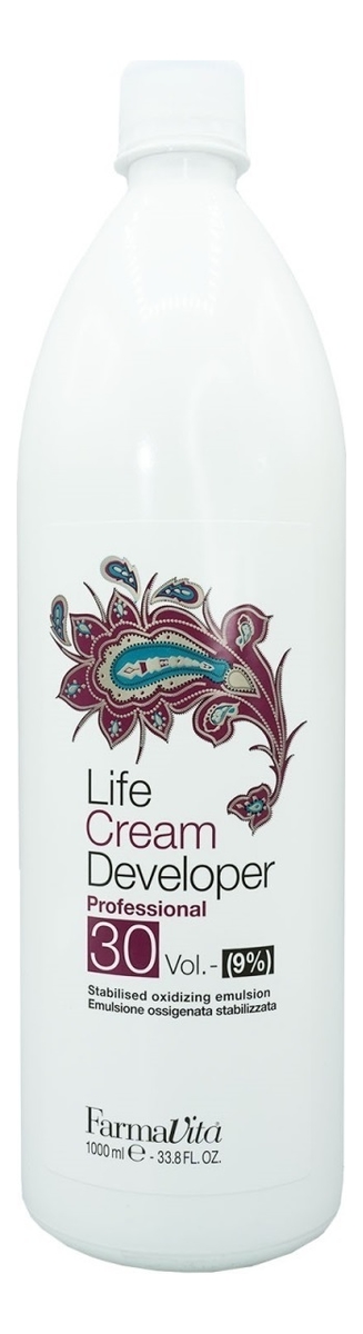

Окисляющая эмульсия Live Cream Developer 1000мл: Эмульсия 9%, Окисляющая эмульсия Live Cream Developer 1000мл