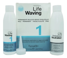 FarmaVita Набор для биозавивки нормальных волос Life Waving 1 2*110мл (состав + нейтрализатор + аппликатор)