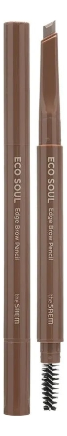 

Карандаш для бровей Eco Soul Edge Brow Pencil 0,6г: 01 Brown, Карандаш для бровей Eco Soul Edge Brow Pencil 0,6г