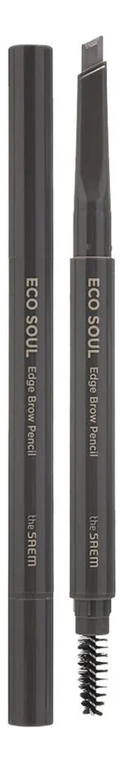 

Карандаш для бровей Eco Soul Edge Brow Pencil 0,6г: 03 Gray Brown, Карандаш для бровей Eco Soul Edge Brow Pencil 0,6г