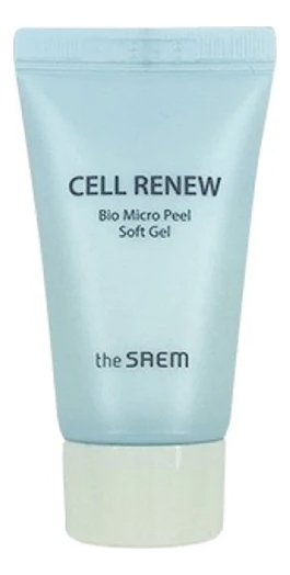Био-гель скатка для лица Cell Renew Bio Micro Peel Soft Gel: Пилинг 25мл пилинг скатка с растительными стволовыми клетками the saem cell renew bio micro peel soft gel 160ml