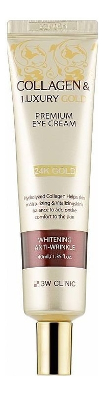 

Крем для кожи вокруг глаз с золотом и коллагеном Collagen & Luxury Gold Premium Eye Cream 40мл