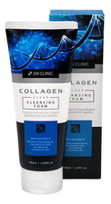 3W CLINIC Пенка для умывания с коллагеном Collagen Clear Foam Cleansing 180мл