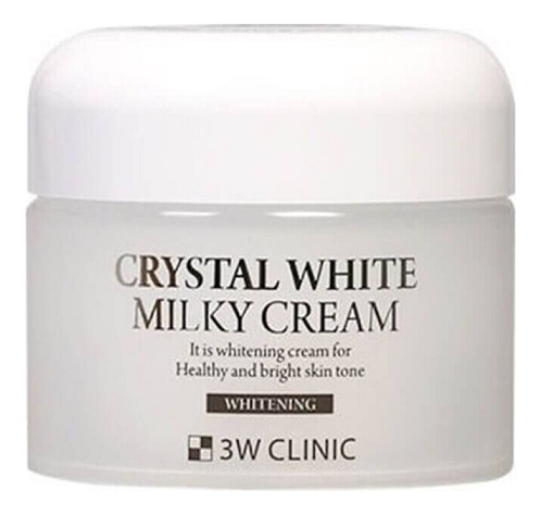 Крем для лица осветляющий на основе молока Crystal White Milky Cream 50г