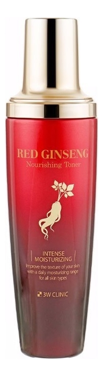 

Тонер для лица с экстрактом красного женьшеня Red Ginseng Nourishing Toner 130мл