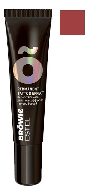 Пигмент прямого действия с эффектом татуажа бровей Browie 15мл: Медно-коричневый