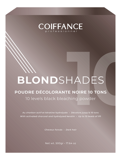 Осветляющая черная пудра до 10 тонов Blondshades 500г