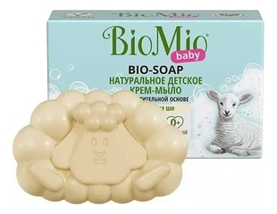 Натуральное детское крем-мыло с маслом ши Baby Bio-Soap 90г