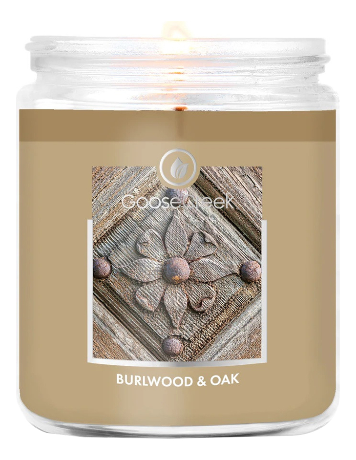 

Ароматическая свеча Burlwood & Oak (Древесина и мох): свеча 198г, Ароматическая свеча Burlwood & Oak (Древесина и мох)