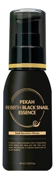 Эссенция для лица с муцином черной улитки Rebirth Black Snail Essence 60мл