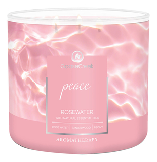 Ароматическая свеча Rosewater - Peace (Розовая вода)